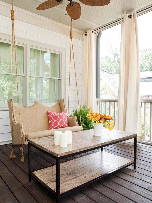 Swing Arm Curtain Rod Ideas | Houzz