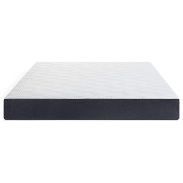 10" Firm Mattress, Bamboo Charcoal Infused Support Foam and Memory Foam, King