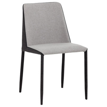 Renee Dining Chair, Armour Gray / Dark Slate, Set of 2