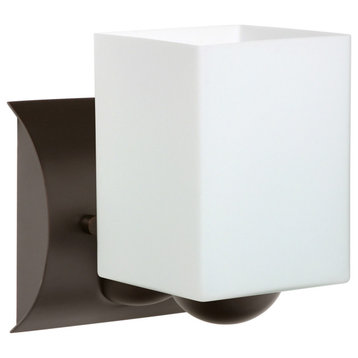 Rise 1 Light Wall Sconce, Bronze, LED