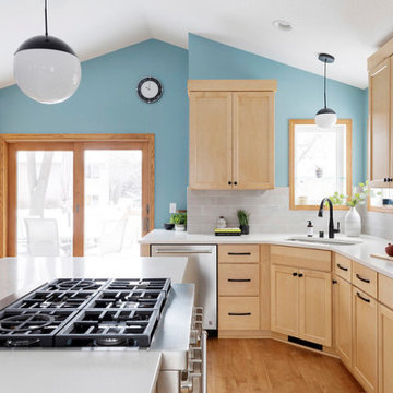 Light & Bright Kitchen Remodel | Burnsville, MN | White Birch Design LLC