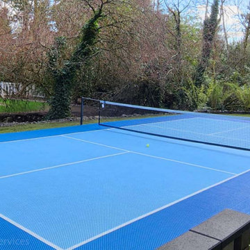 Quenelle Pickleball / Basketball Sports Court Project in SW Portland 2022
