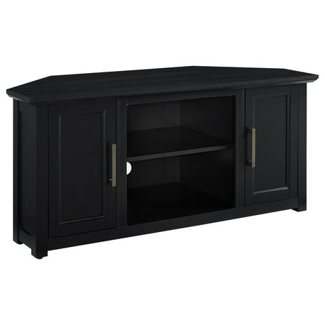 Camden 48" Corner TV Stand Black