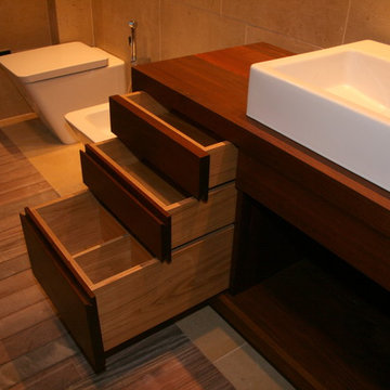 Muebles para baños de vivienda unifamiliar