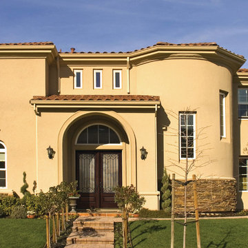 Fiber-Classic Mahogany Collection door