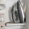 Premium Fixed Position Electric Ironing Center, Flat Maple Veneer Door