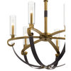 Kichler 52015 Artem 6 Light 27"W Candle Style Chandelier - Natural Brass