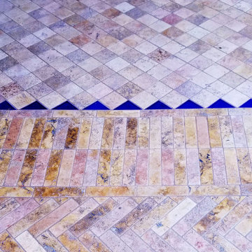 Moroccan Patio Tile in Santa Barbara