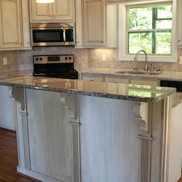 Paint Glazed and Stain Glazed with Rope Molding