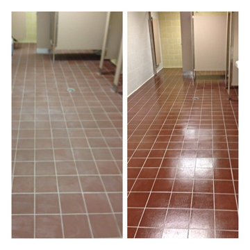 Commercial Restroom Floor Coating