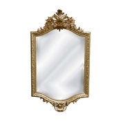 18th-Century French Mirror, Gold Leaf