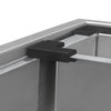25-inch inch Workstation Drop-in 16 Gauge Stainless Steel Ledge Sink - RVH8023