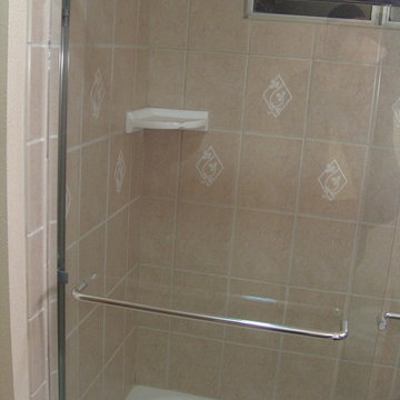 Anaheim Rimless Shower Doors and Tile Coving