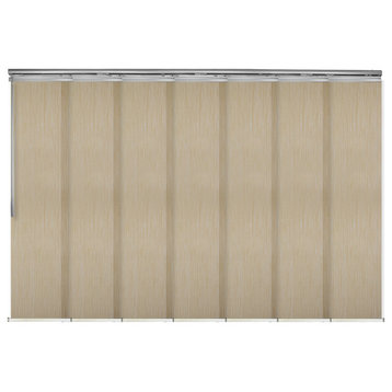 Aldi 7-Panel Track Extendable Vertical Blinds 110-153"W