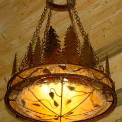 Wilderness Twig and Leaf Chandelier - Chandeliers
