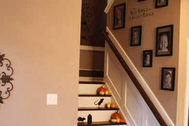 Inspiration for a timeless staircase remodel in Other