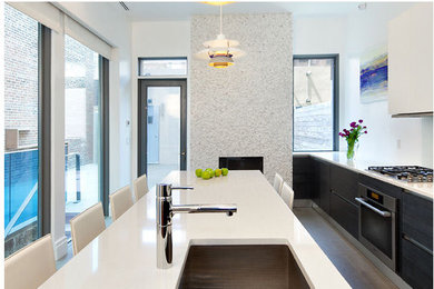 Trendy kitchen photo in New York