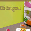 We Love Vinyl Wall Decal lo029weloveyouvi, Pink, 23 in.