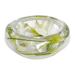 White Calla Flower Bowl - Home Decor