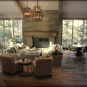 Wire-Brushed Wide Plank Oak