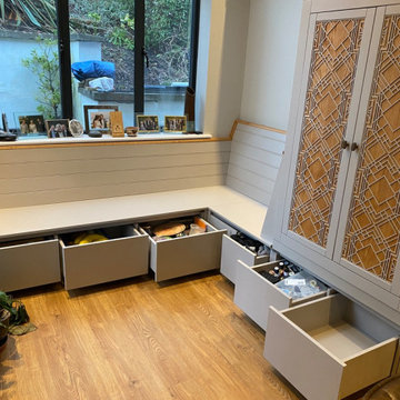 Bespoke Banquette and Cabinet