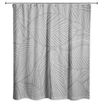 Dense Leaves 2 71x74 Shower Curtain