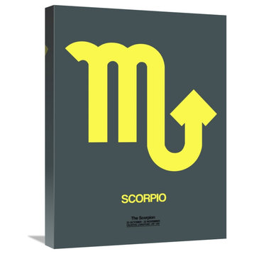 "Scorpio Zodiac Sign Yellow" Fine Art Print