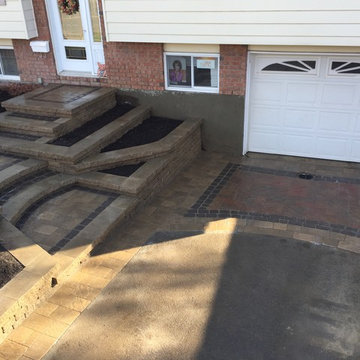 Building An Entranceway With Tricky Grades