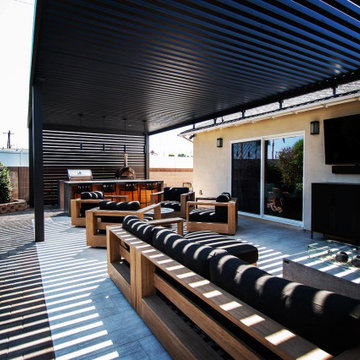 4K Pergola & Privacy Wall - Huntington Beach