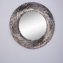 Decora Silver Flow Mirror - Deknudt Mirrors - Wall Mirrors