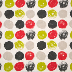 Brushed Dot in Poppy - Fabric