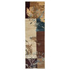 Rizzy Home Bellevue BV3426 Multi-Colored, Floral Rug, Rectangular 5'3"x7'7"