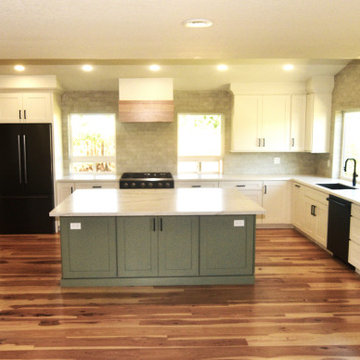 Kyle & Callie Kitchen/Laundry Remodel Before & After