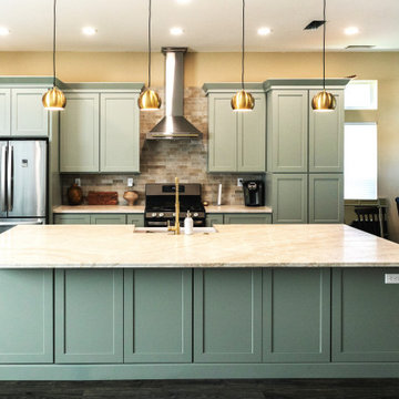 Daniel and Veya Gonzales Kitchen Before and After