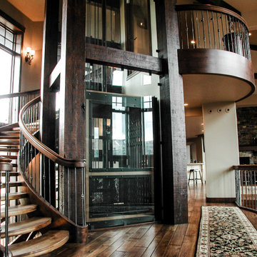 Freestanding Stacked Staircases