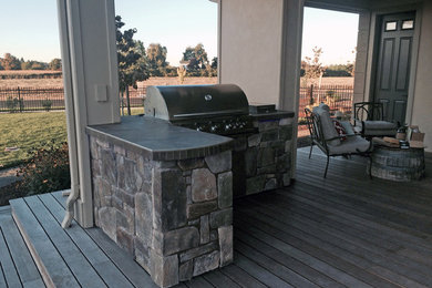 Example of a trendy patio design in Portland