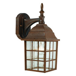 Hardware House - Hardware House 54-4114 1-Light Down Light Outdoor Fixture Artesian Bronze - Outdoor Wall Lights And Sconces