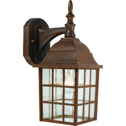 Traditional Outdoor Wall Lights And Sconces by Door Corner