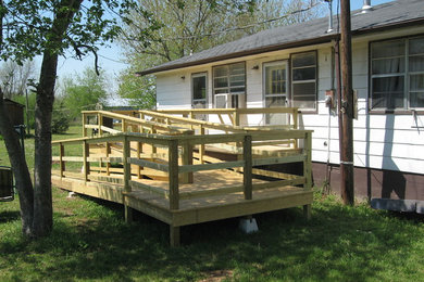 Example of a mid-sized deck design in Other