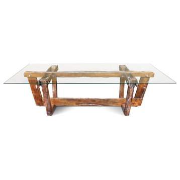 FROMM Glass top Dining Table