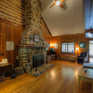 Medford Lakes Log Home