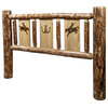 Montana Glacier Country Queen Headboard In Stained And Lacquered MWGCQHBLZBRONC