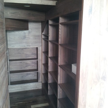 Walnut book case