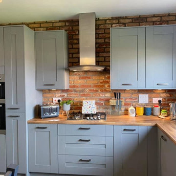 Antique Blend Brick Slip Kitchen