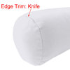 |COVER ONLY| Outdoor Knife Edge Medium 24x6 Bolster Pillow Slipcover AD107