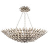 Crystorama 517-SA 6 Light Chandelier in Antique Silver