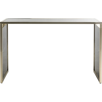 Kylie Console Table - Black, Brass