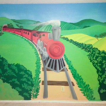 Train Mural