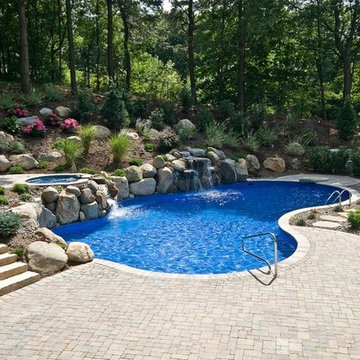 Custom In-ground Raised Spa