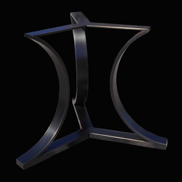 CLARK Functional Art -- Tri-Arc Table Base in Bronze